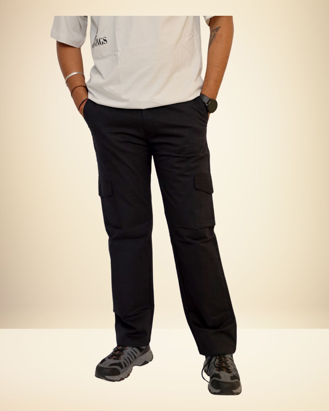 Men's Cargo Pants| Black