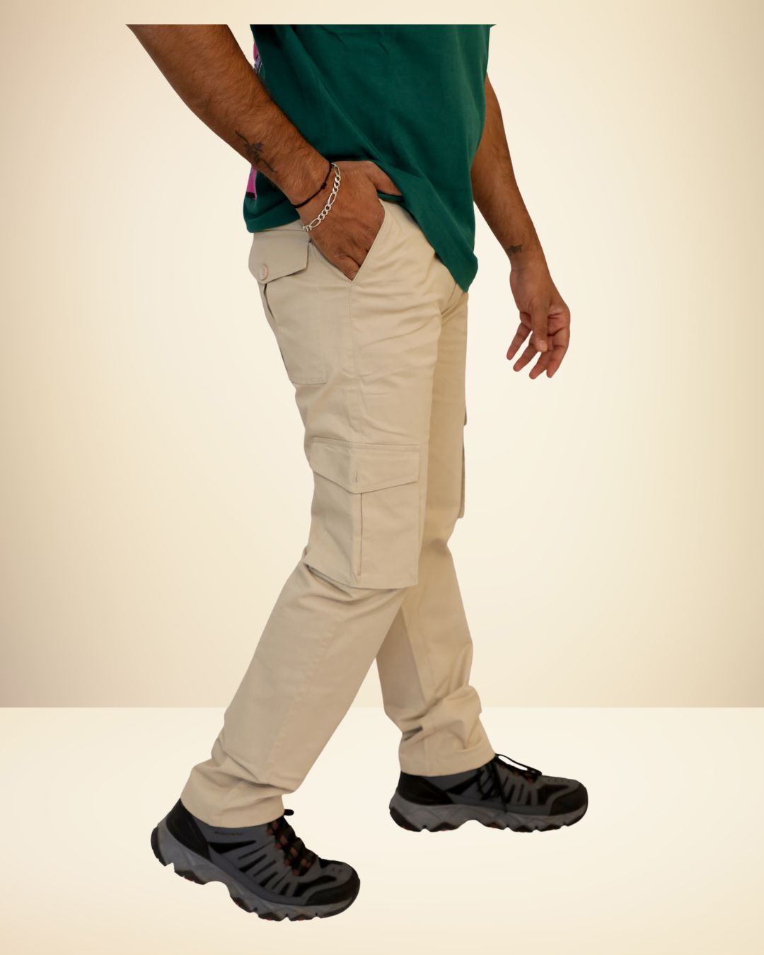 Men's Cargo Pants| Beige
