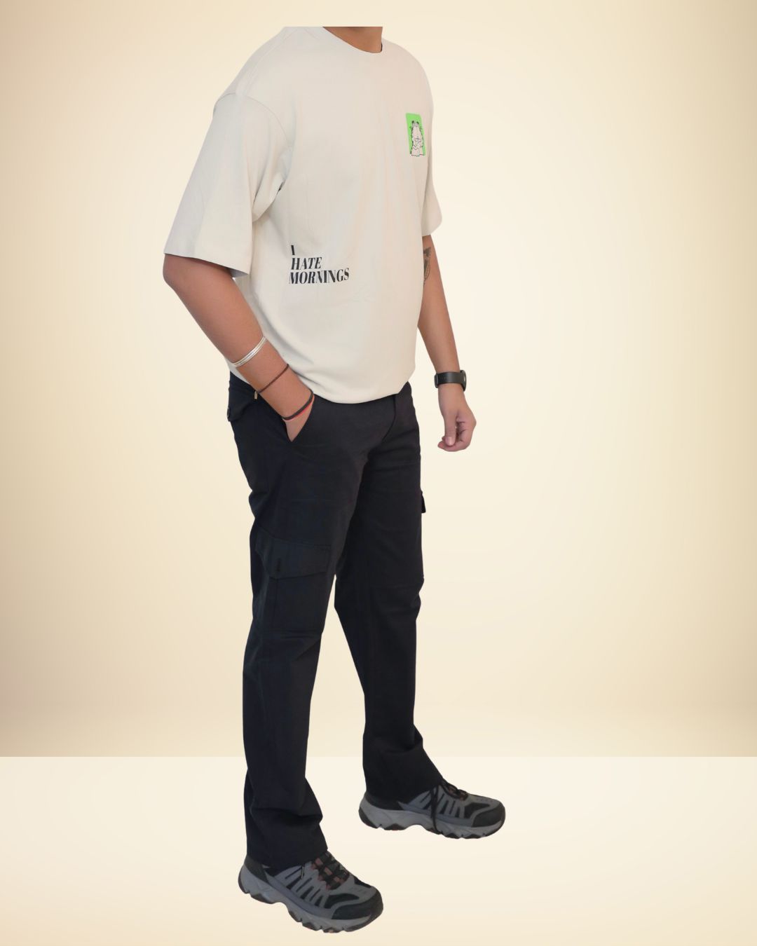 Men's Cargo Pants| Black