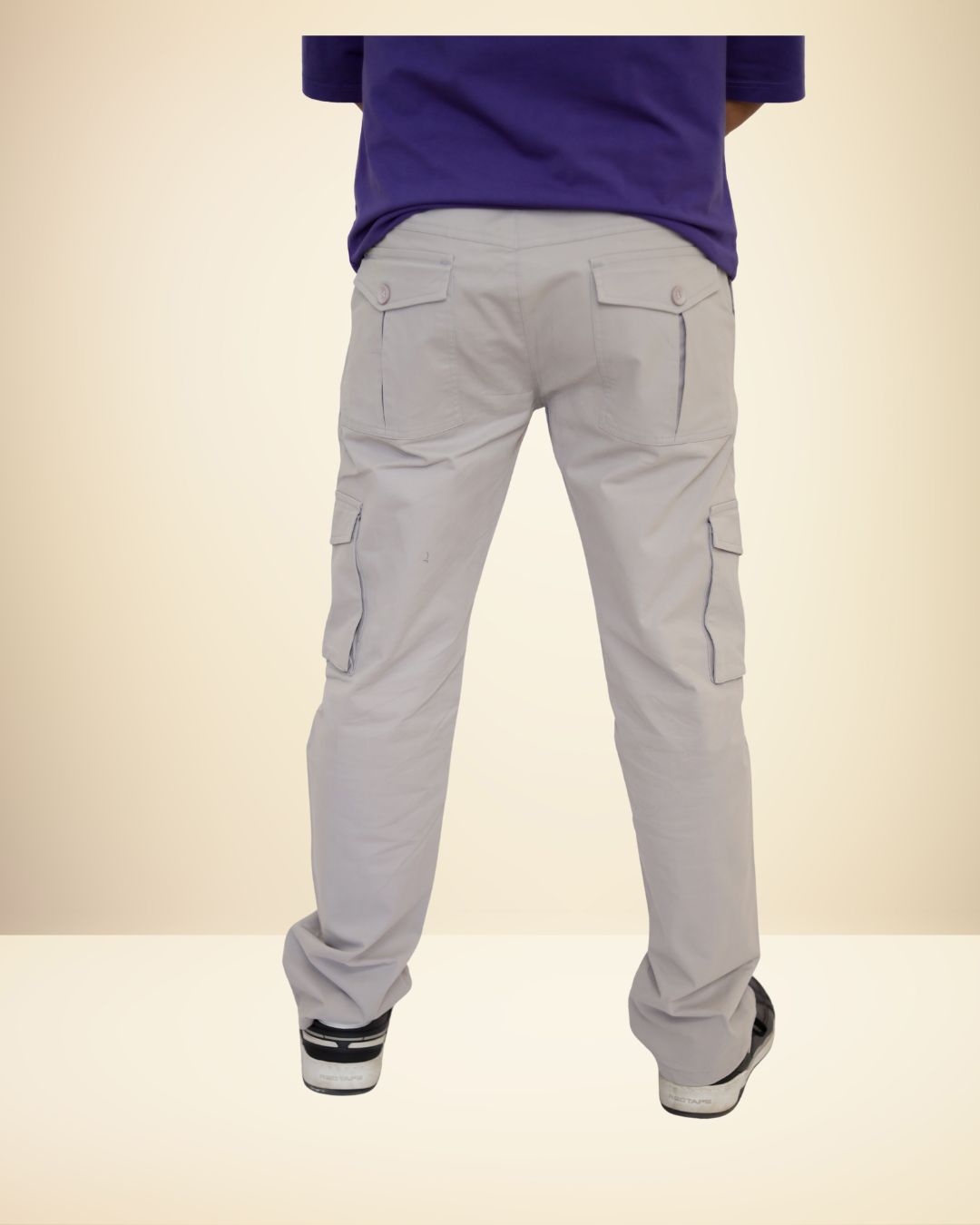 Men's Cargo Pants| Light Grey