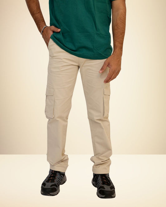 Men's Cargo Pants| Beige